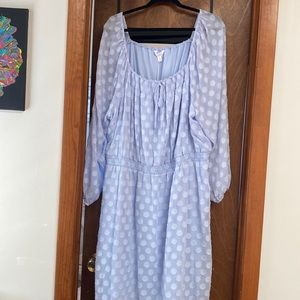LC 3x periwinkle dress NWT